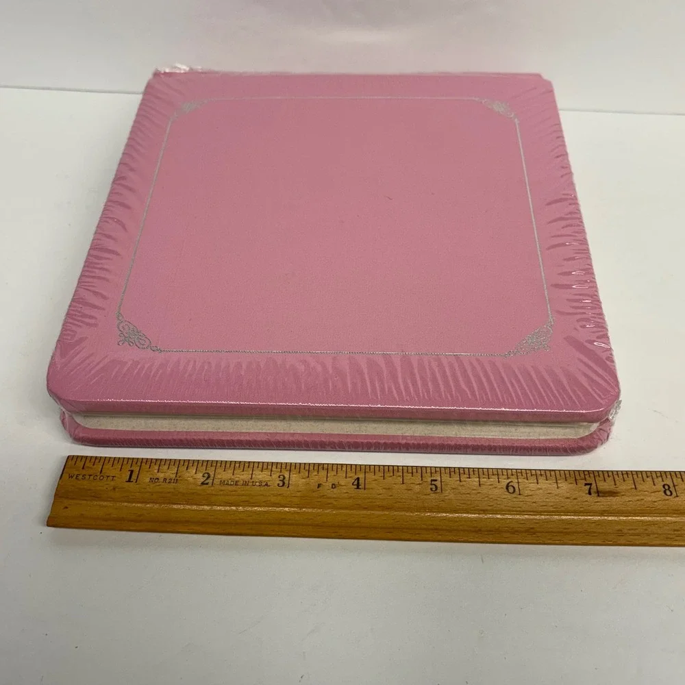 Creative Memories Small Pink Scrapbook with Pages 7x7 New